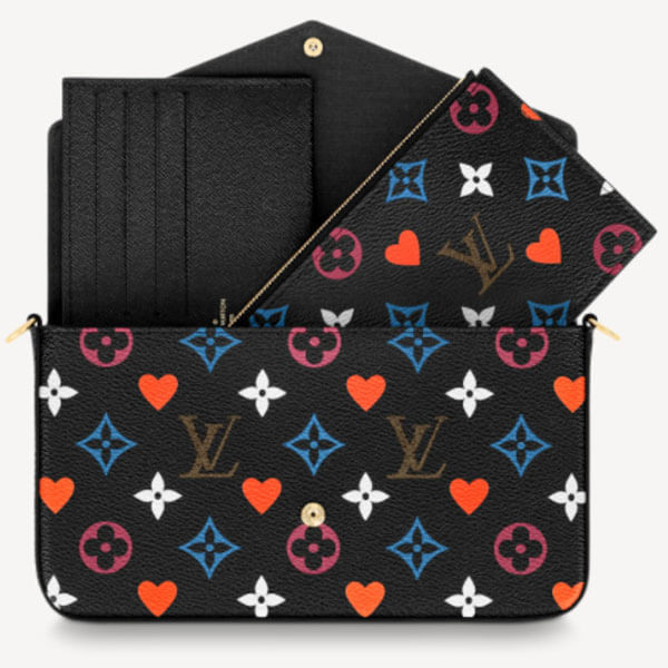 ルイヴィトン ゲームオン 偽物 ショルダーバッグ ヴィトン GAME ON 21Cruise 新作 ポシェットフェリシー M80232